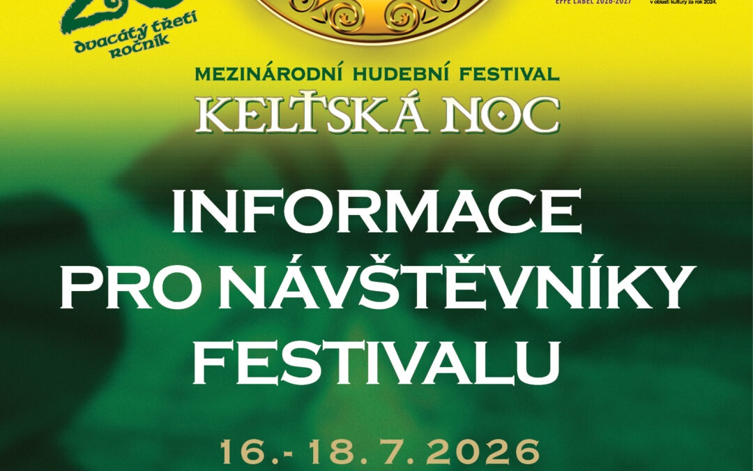 Informace pro návštěvníky festivalu